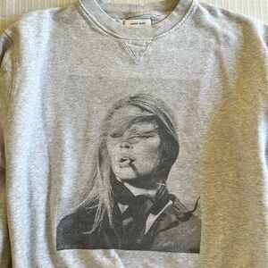 Anine bing grey crewneck sweatshirt